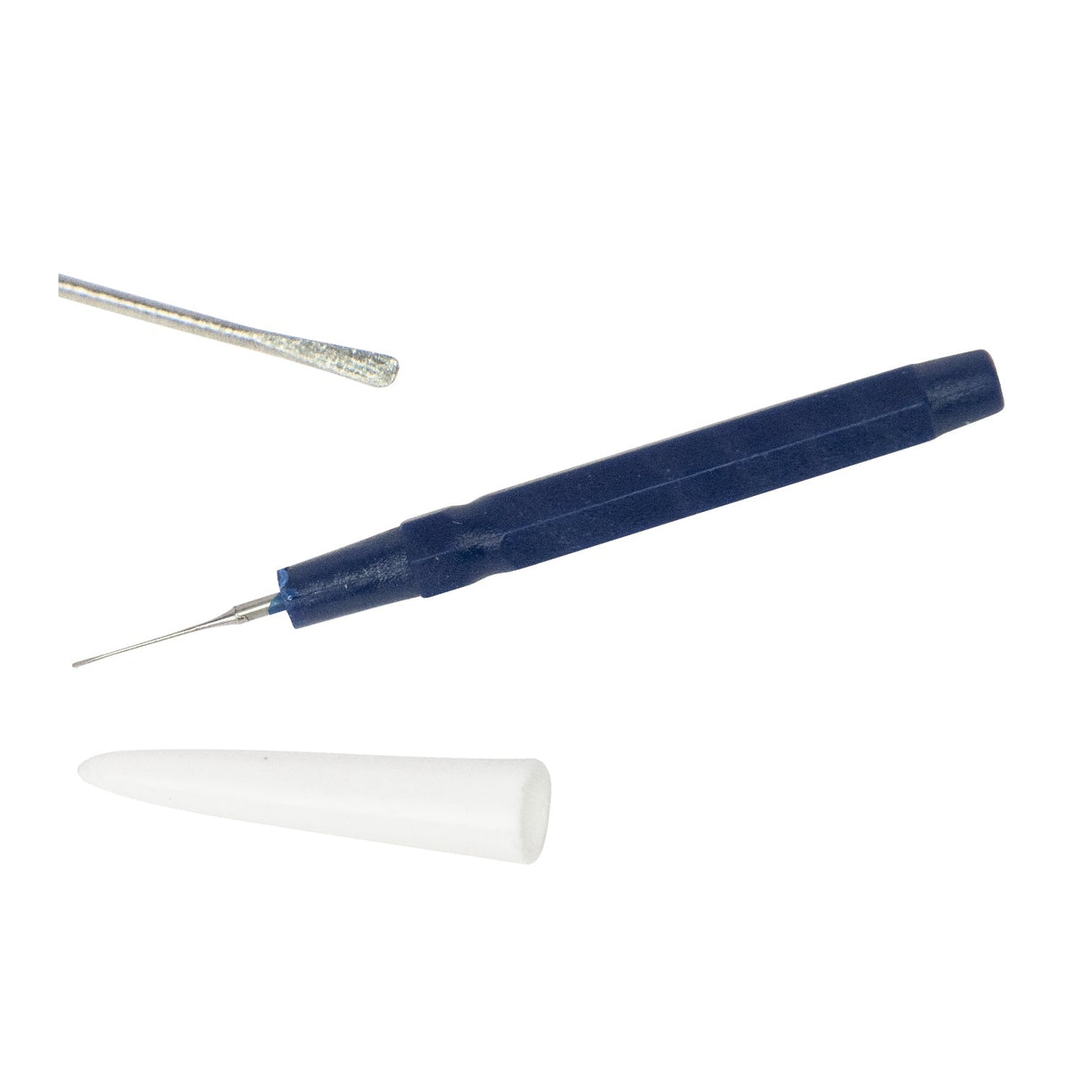 Fine Point Blue Dip Oiler with precise tip for watch and clock repair lubrication