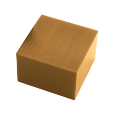 Square Wolf Wax Block 1 lb gold medium-hard machinable carving wax block