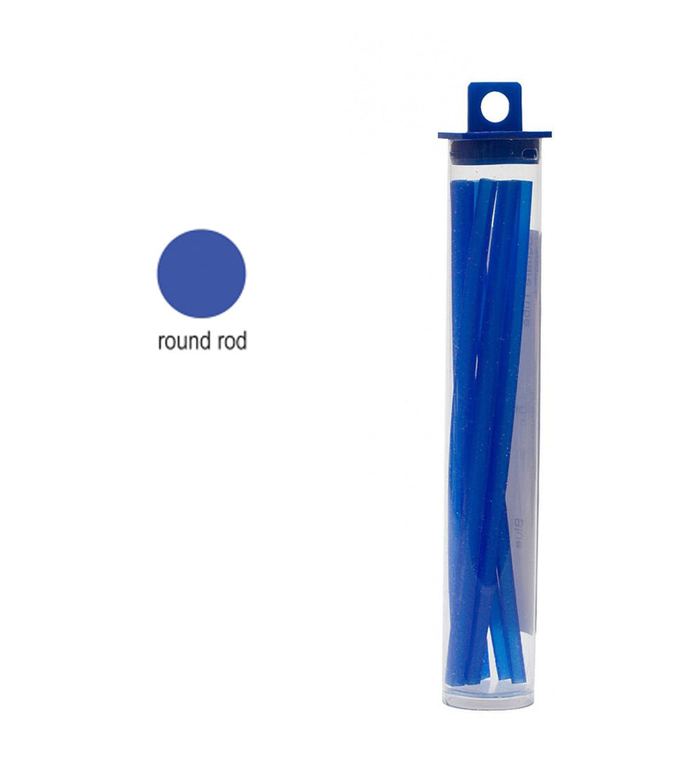 Cowdery Round Rod - 1.0 mm Blue by PMC Supplies
