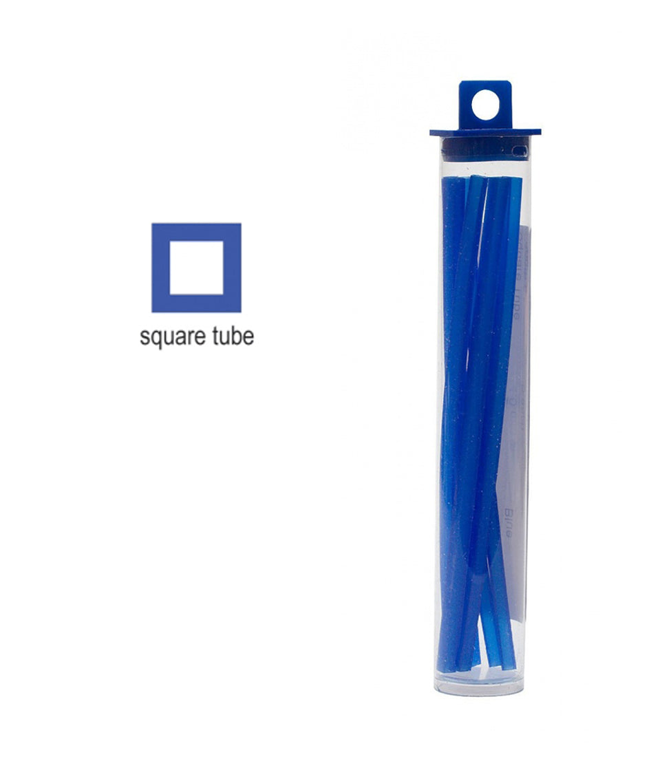 Cowdery Square Tube - 5.0 mm Blue by PMC Supplies