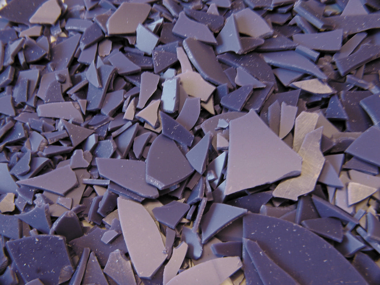 Close-up of purple carvable wax flakes for detailed mold making and casting, Freeman Flakes Carvable Purple in 1 lb bag