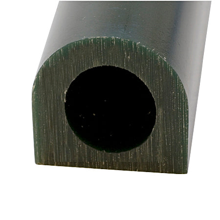 Dark green medium flat side wax ring tube for jewelry carving and ring making