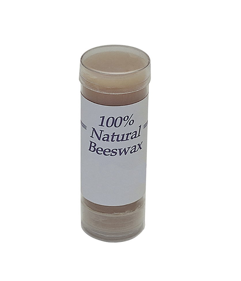 1 oz tube of all-natural beeswax in a clear push-up applicator for crafting and beading projects