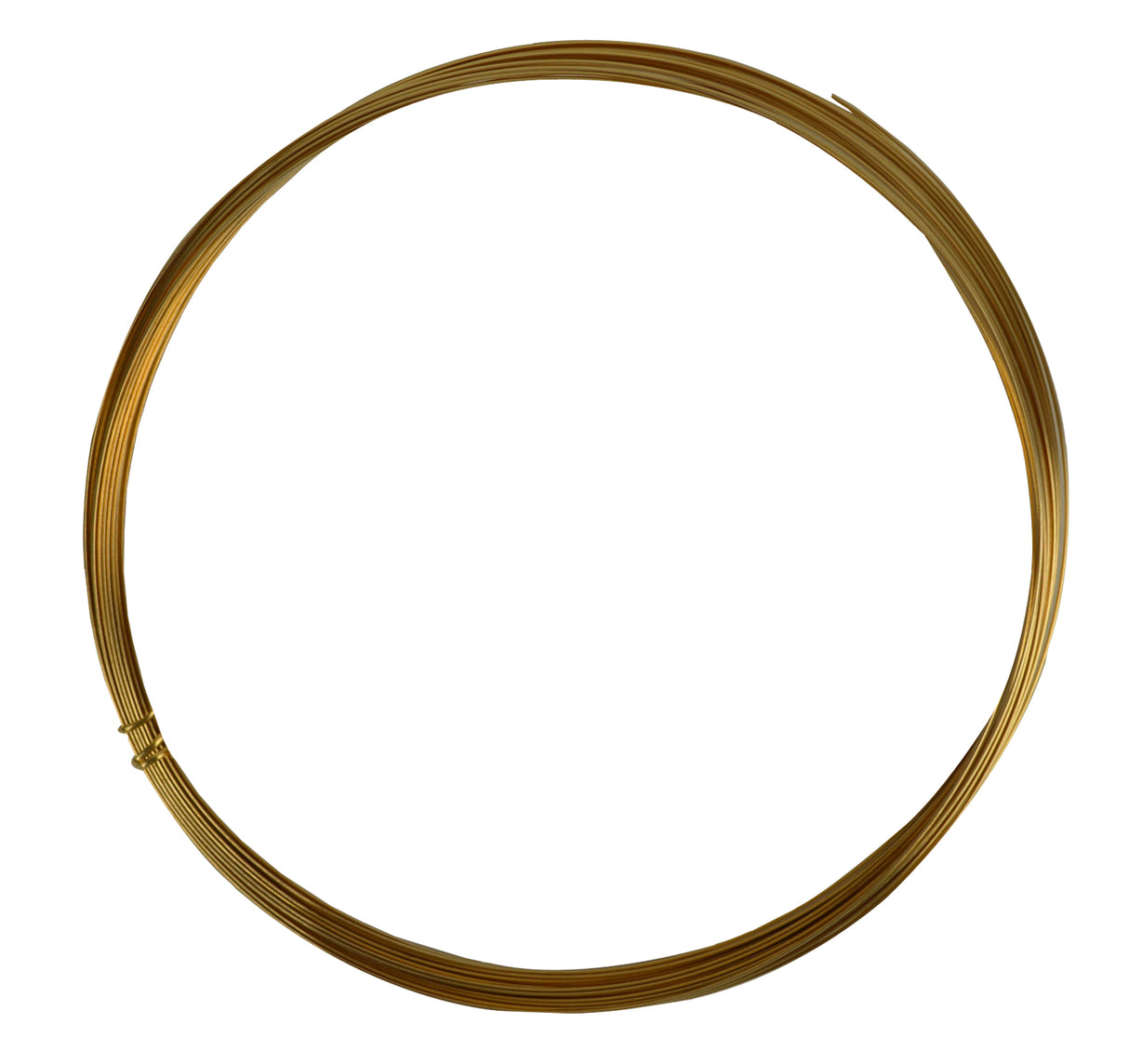 25' Round Dead Soft Red Brass Wire - 21 Gauge by PMC Supplies