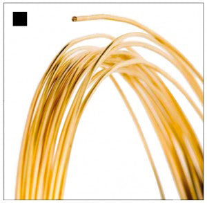 25' Square Dead Soft Red Brass Wire - 20 Gauge by PMC Supplies