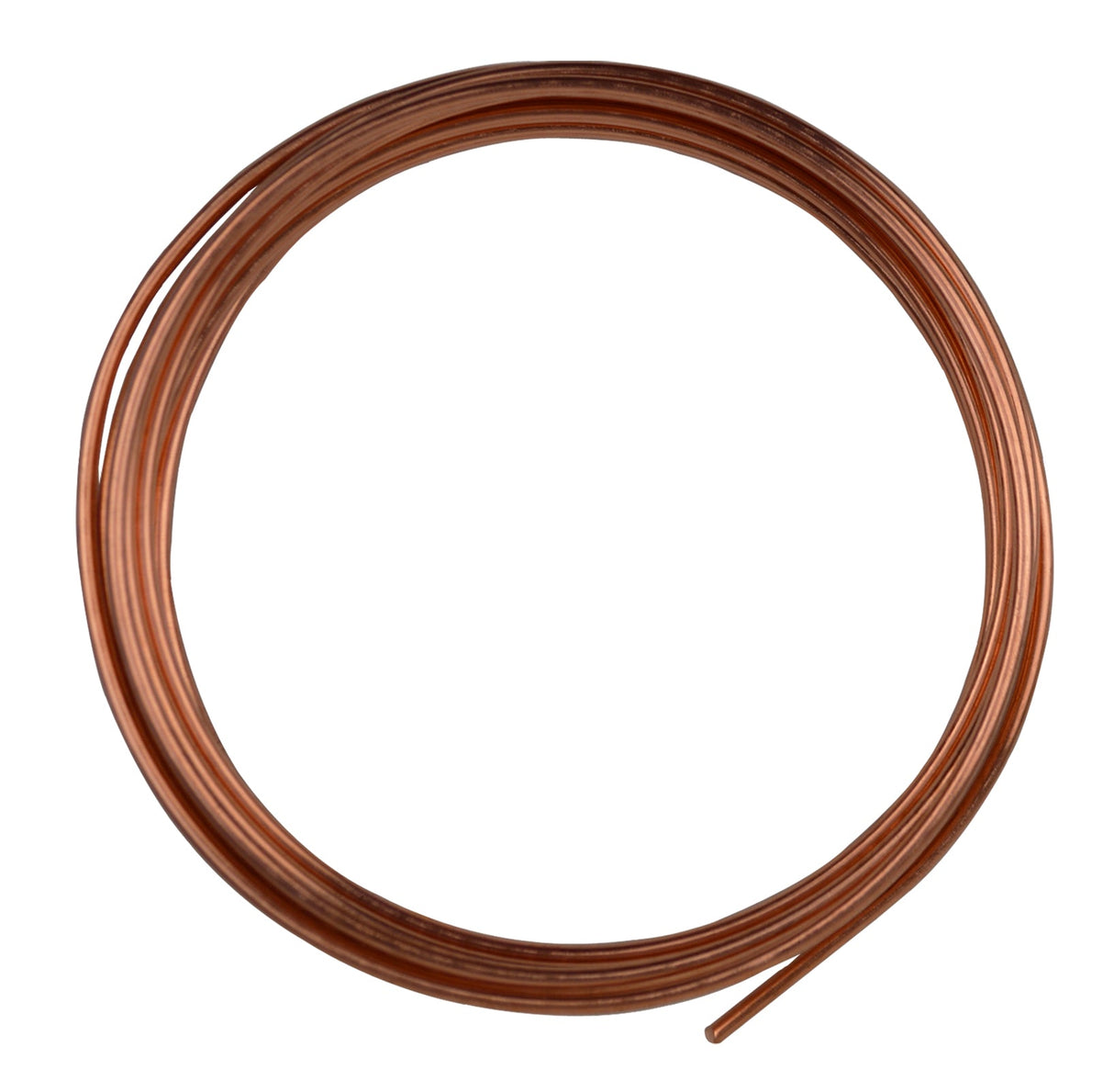 10-foot round dead soft 10 gauge copper wire coil for jewelry making and crafts