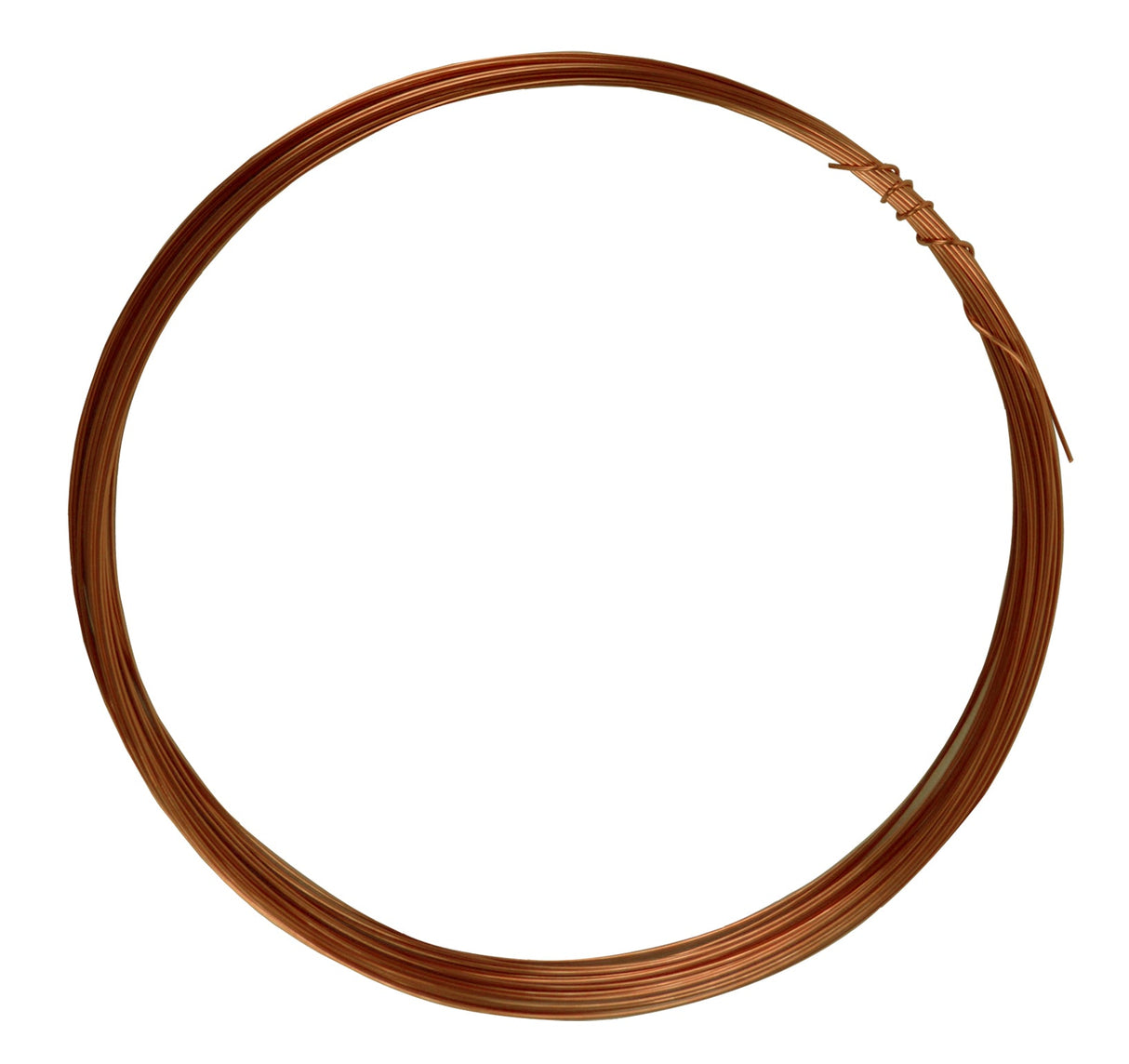 25-foot 24 gauge round dead soft copper wire coil for jewelry making and crafts