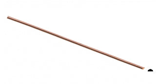 25' Half Round Half Hard Copper Wire - 20 Gauge by PMC Supplies