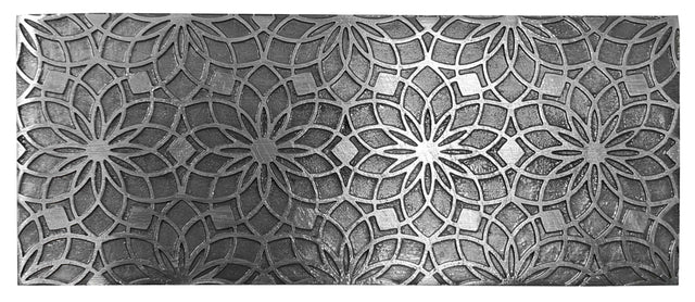 Texture Plate Pattern Plate for Press or Rolling Mill Style 31 Abstract Floral