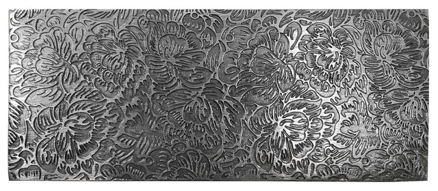 Texture Plate Pattern Plate for Press or Rolling Mill Style 24 Tropical Flower