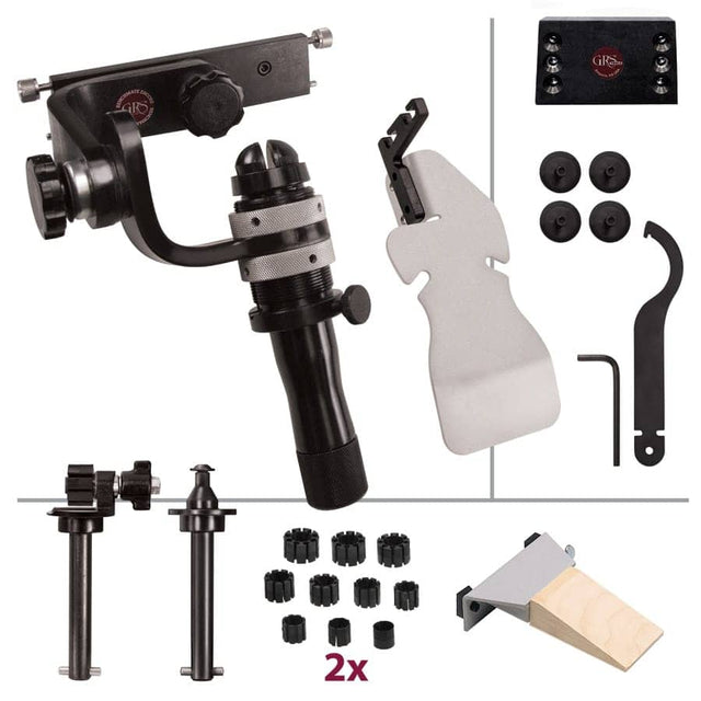 GRS BenchMate Encore QCX stone setter’s package with adjustable ergonomic workstation and secure clamps for precision jewelry work