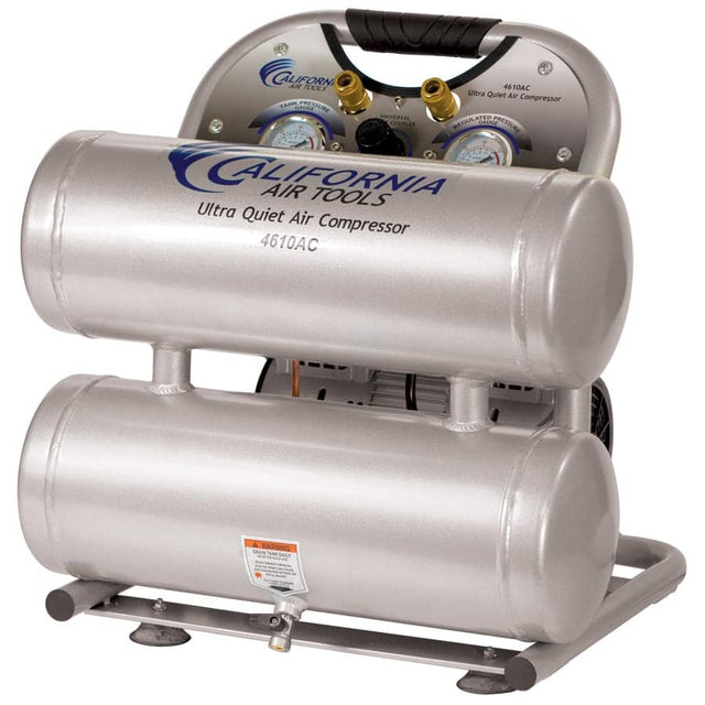 California Air 4610AC ultra quiet 110V portable air compressor with 4.6-gallon aluminum tank