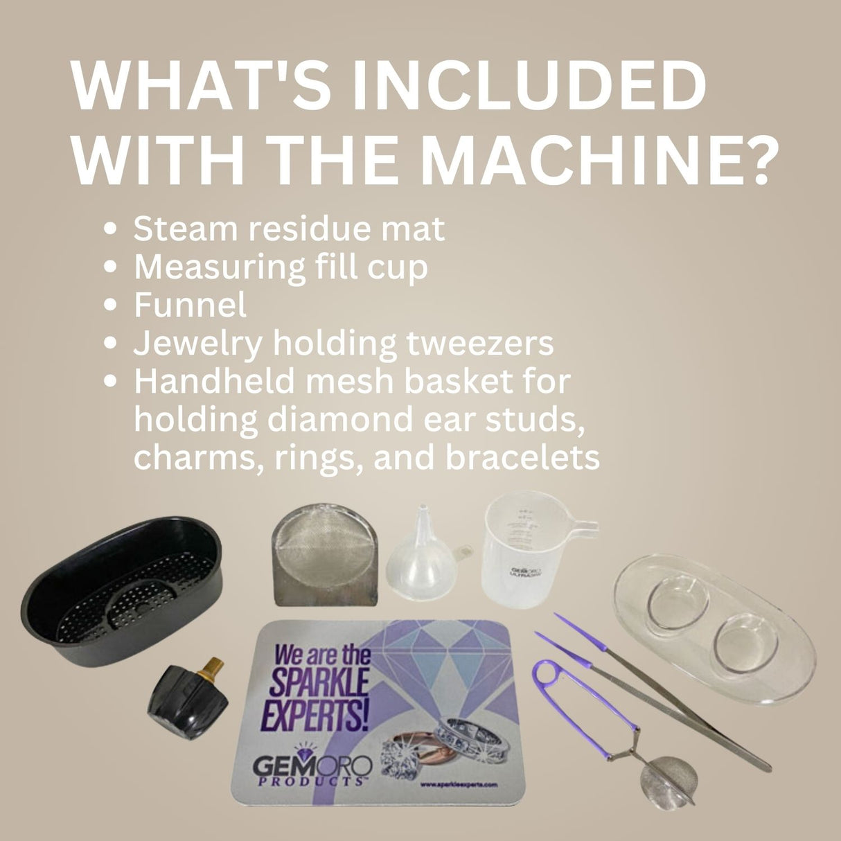 GEMORO UltraSpa Professional Jewelry Cleaning System