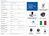 RELIABLE – 2.2L Steam Cleaner with Nozzle and Pedal