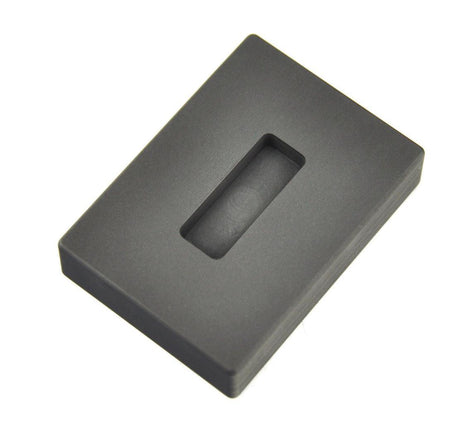 1/2 oz troy ounce silver Kit Kat graphite ingot mold, high-density fine-grain graphite, smooth cavity finish, 10 tapered sides, durable for 30+ pours