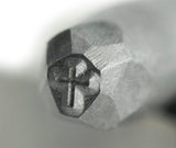 1/8" 3 MM Steel Cross Stamp