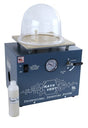 Arbe Kaya Vest Table Top Casting Machine with vacuum pump and clear bell jar for professional jewelry casting
