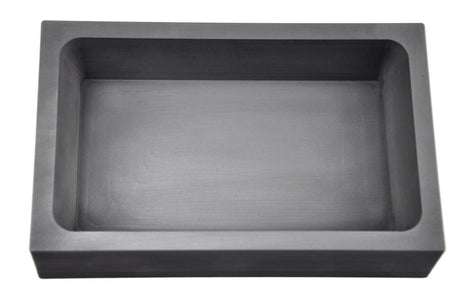 100 Troy Ounce Silver Rectangular Graphite Ingot Mold