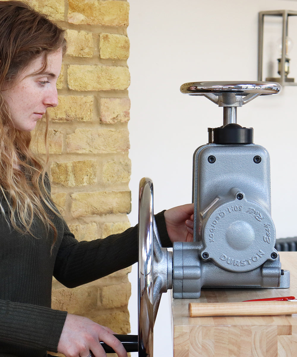 Durston 1036 Olivia F130 Flat Rolling Mill With 50-1 Reduction Gear