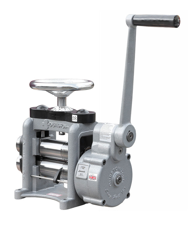 Durston 1041 Lucinda Easy Roll C130 combination rolling mill for jewelry making and metalworking