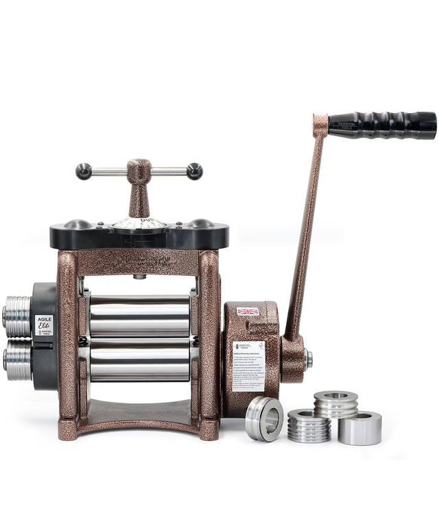 Durston 1047 Agile Elite F140mm flat rolling mill with precise adjustment and durable construction for metalworking and jewelry craft