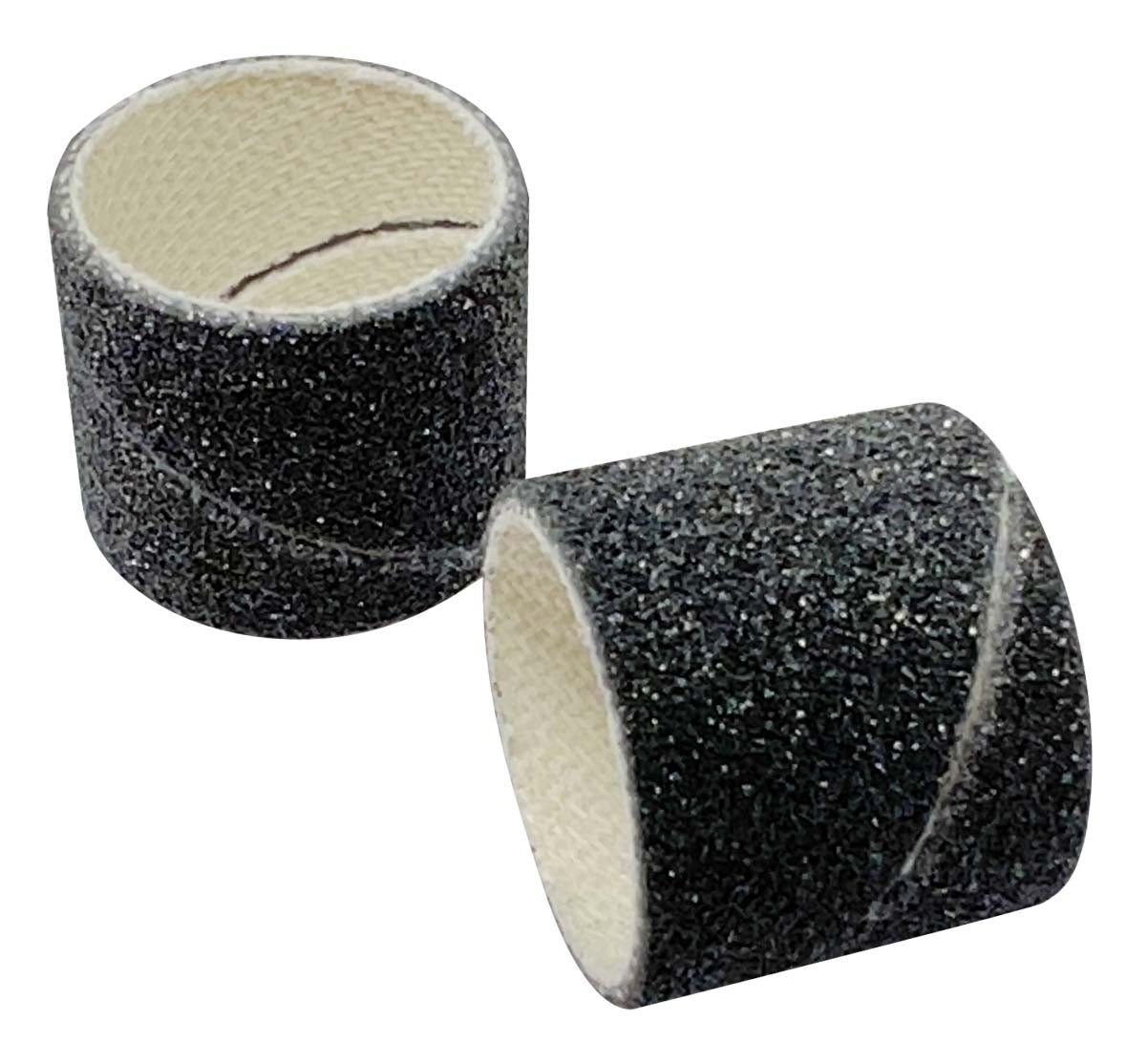 Box of 100 Fine 120 Grit Abrasive Bands, 1/2" Diameter