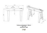 Durston 1190 DDB 1400 Draw Bench 54"