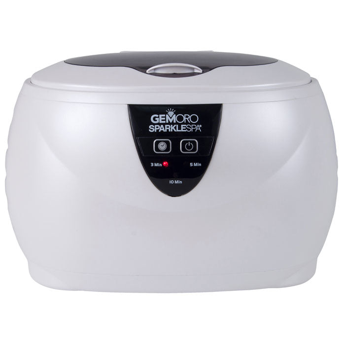 GEMORO Sparkle Spa Ultrasonic Jewelry Cleaner – White Pearl