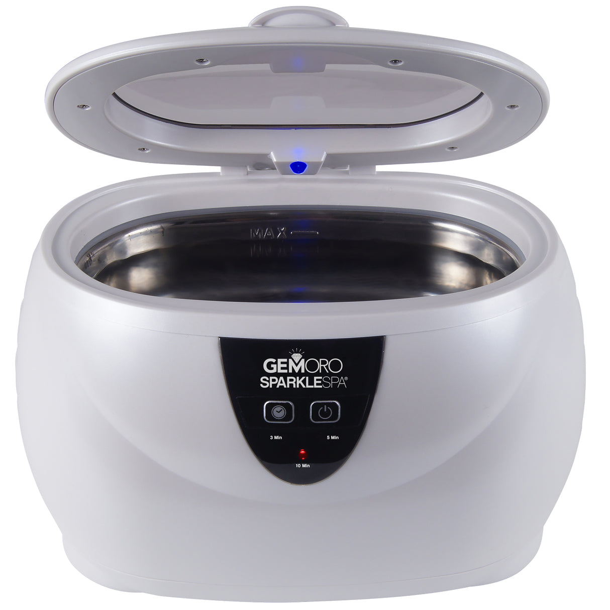 GEMORO Sparkle Spa Ultrasonic Jewelry Cleaner – White Pearl