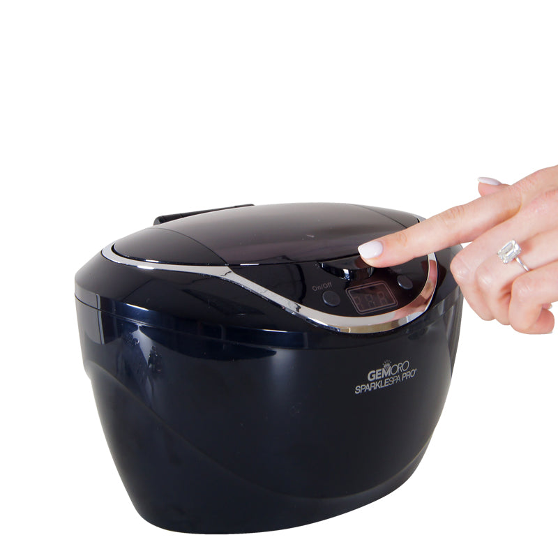GEMORO SparkleSpa Pro Deluxe Personal Ultrasonic Jewelry Cleaner