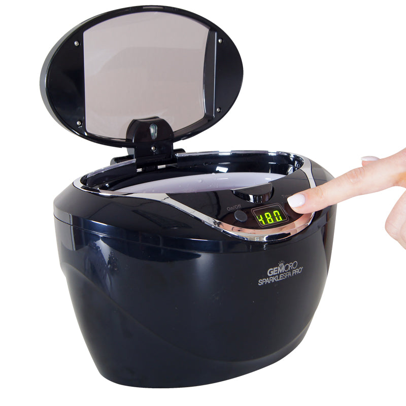 GEMORO SparkleSpa Pro Deluxe Personal Ultrasonic Jewelry Cleaner