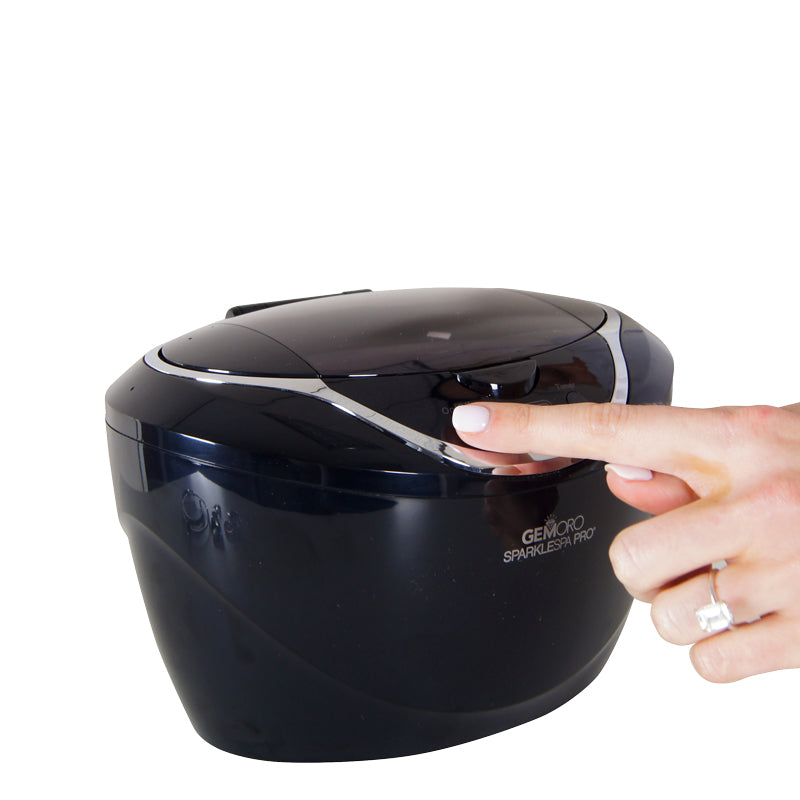 GEMORO SparkleSpa Pro Deluxe Personal Ultrasonic Jewelry Cleaner