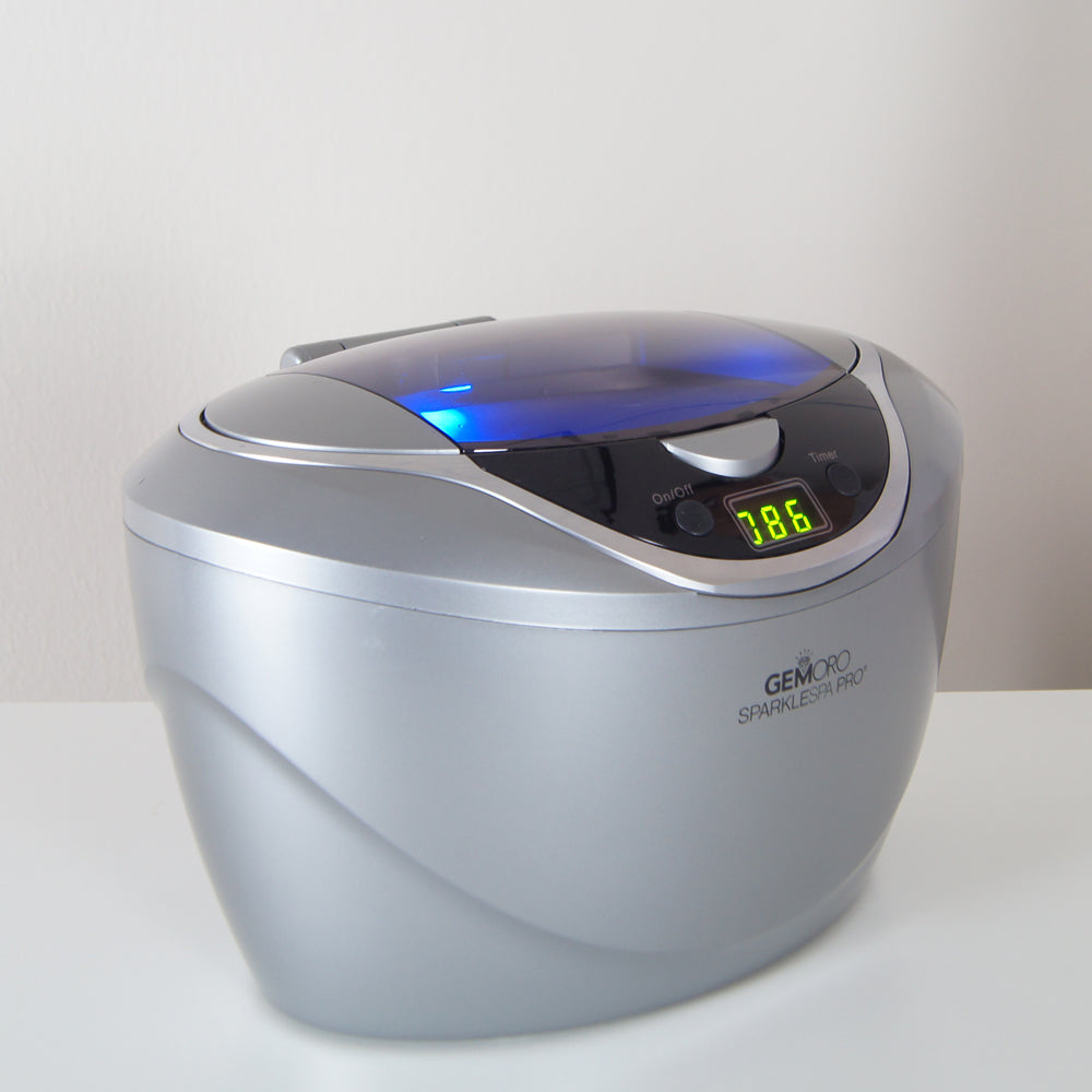 GEMORO SparkleSpa Pro Deluxe Personal Ultrasonic Jewelry Cleaner