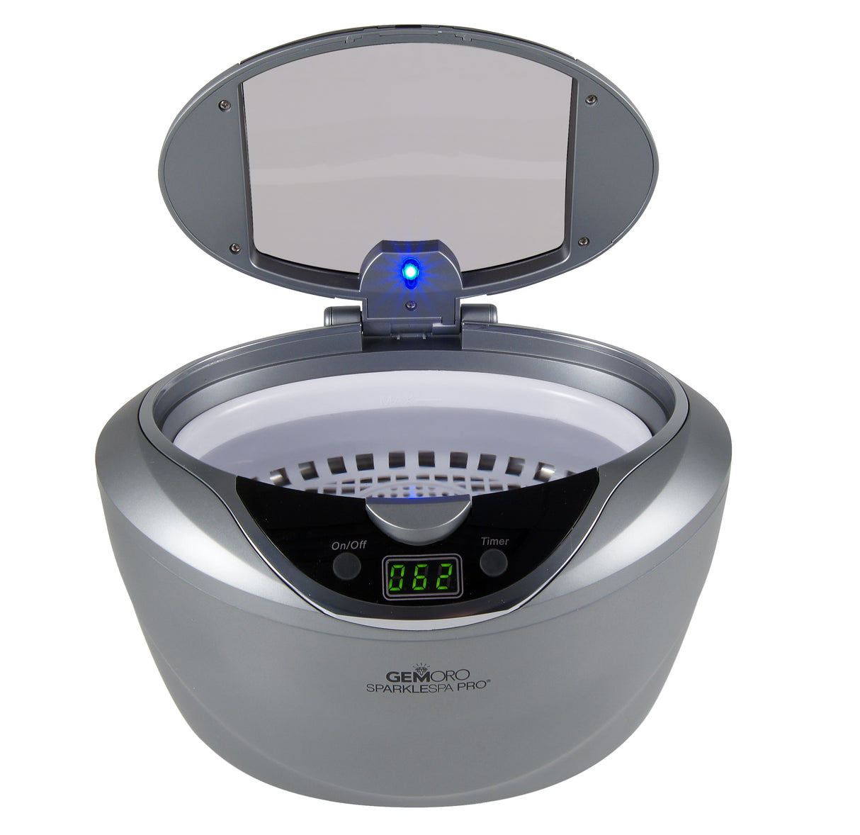 GEMORO SparkleSpa Pro Deluxe Personal Ultrasonic Jewelry Cleaner
