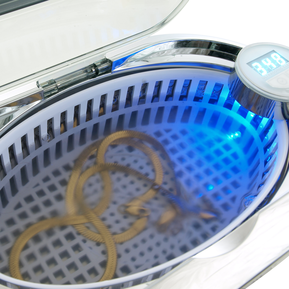 GEMORO LuxeSpa Personal Ultrasonic Jewelry & Eyeglass Cleaner