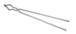 18-inch bent foundry crucible tongs with grooved tips for secure grip and heat resistance