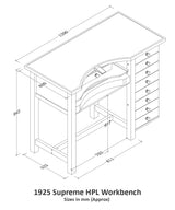Ships Free Durston 1925 Supreme HPL Jewelers Workbench