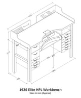 Durston Elite HPL Jewelers Workbench