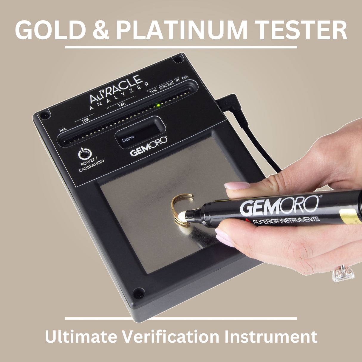 GEMORO AuRACLE Analyzer Professional Gold &amp; Platinum Tester