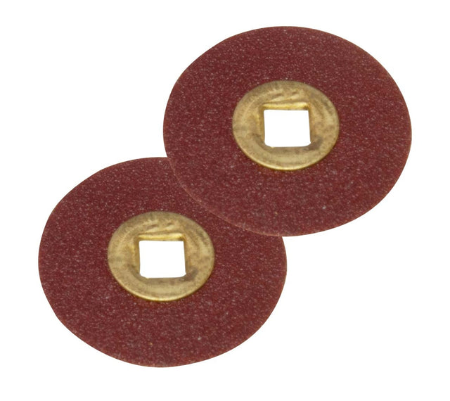 50/Pk 5/8" Diameter Medium Sanding Adalox Snap-on Discs Water Resistant 