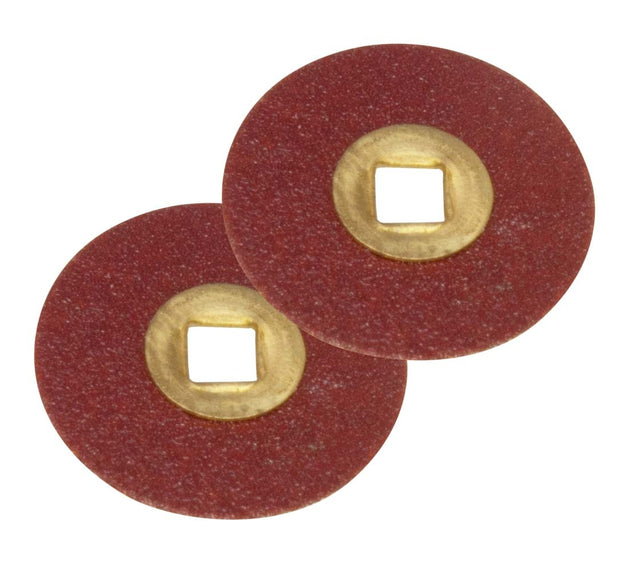 50/Pk 5/8" Diameter Fine Sanding Adalox Snap-on Discs Water Resistant 