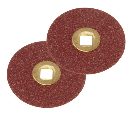 50/Pk 3/4" Diameter Coarse Sanding Adalox Snap-on Discs Water Resistant 