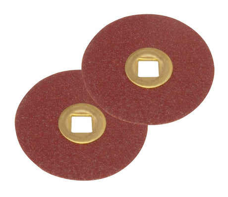 50/Pk 3/4" Diameter Fine Sanding Adalox Snap-on Discs Water Resistant 