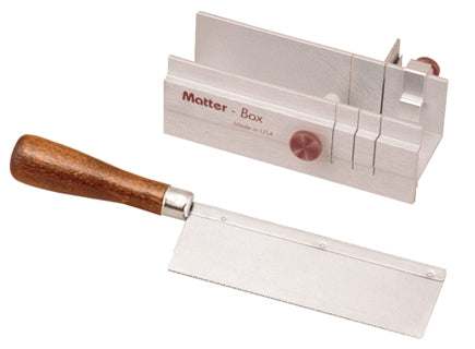 Matt Miter Box and Saw Set with Stop Lock – PMC Supplies