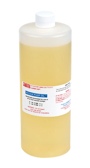Griffith Vacuum Pump Oil, 16 Oz Bottle by PMC Supplies