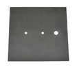 Black Rubber Pad for Vacuum Investing, 10-1/2" Square