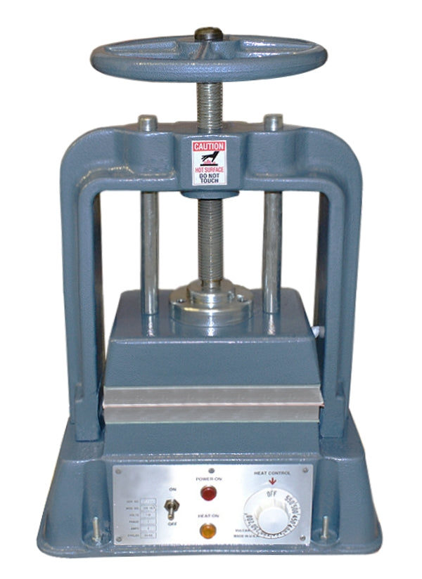 Vulcanizer, 6" x 8-1/4" Plates, 220 Volts by PMC Supplies