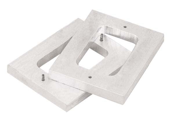 3-1/2" x 4-3/4" x 1-1/4" Rubber Mold Frame