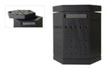 8" Rotating Hexagonal Magnetic Caddy Tool Box by PMC Supplies