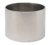 3-1/2" x 2-1/2" Regular Stainless Steel Solid Casting Flask